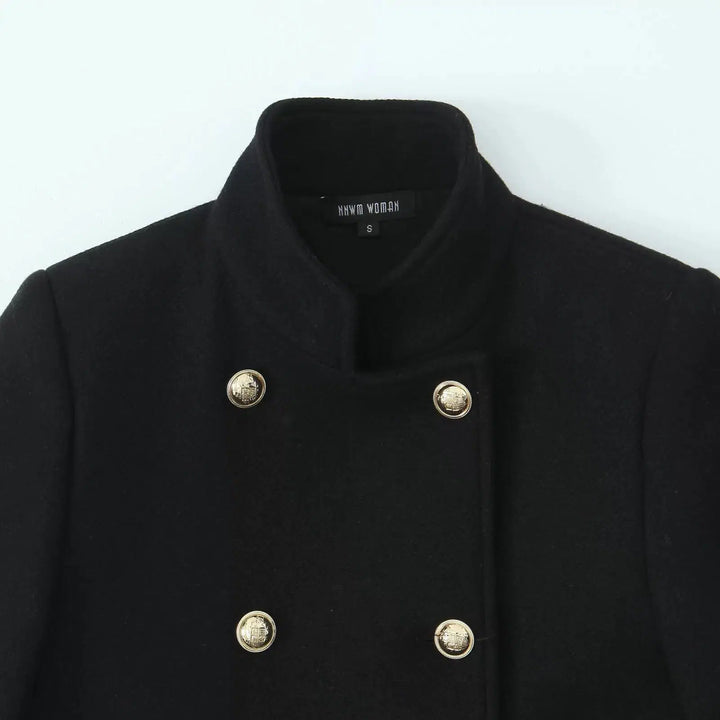 Double-Breasted Wool Coat