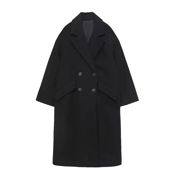 Double-Breasted Wool Coat