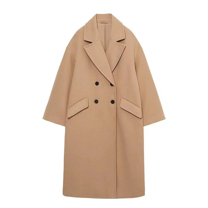 Double-Breasted Wool Coat