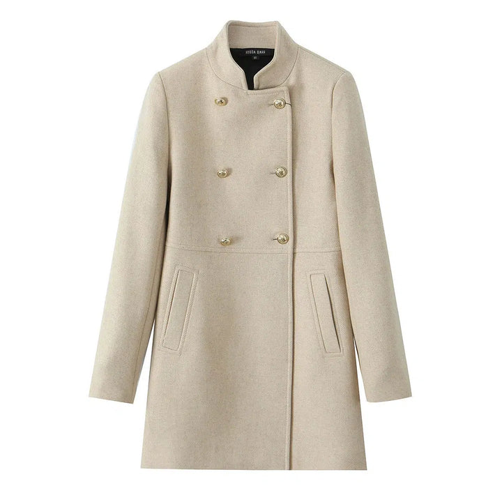 Double-Breasted Wool Coat