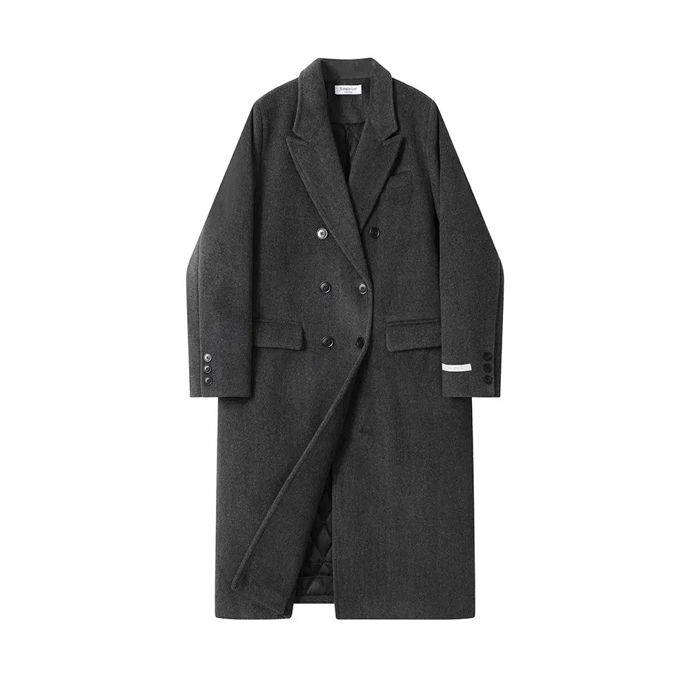 Double-Breasted Wool Coat