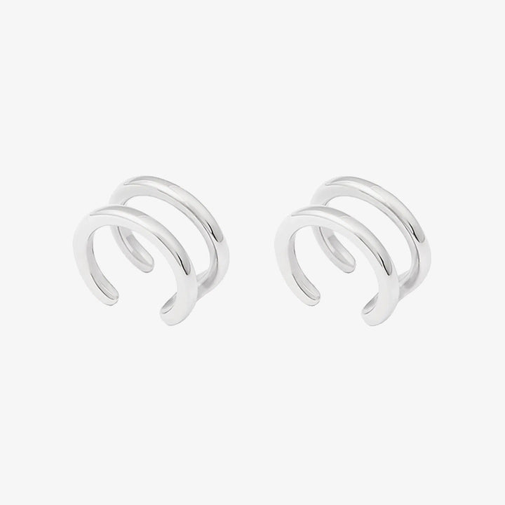 Double Hoop Ear Clips