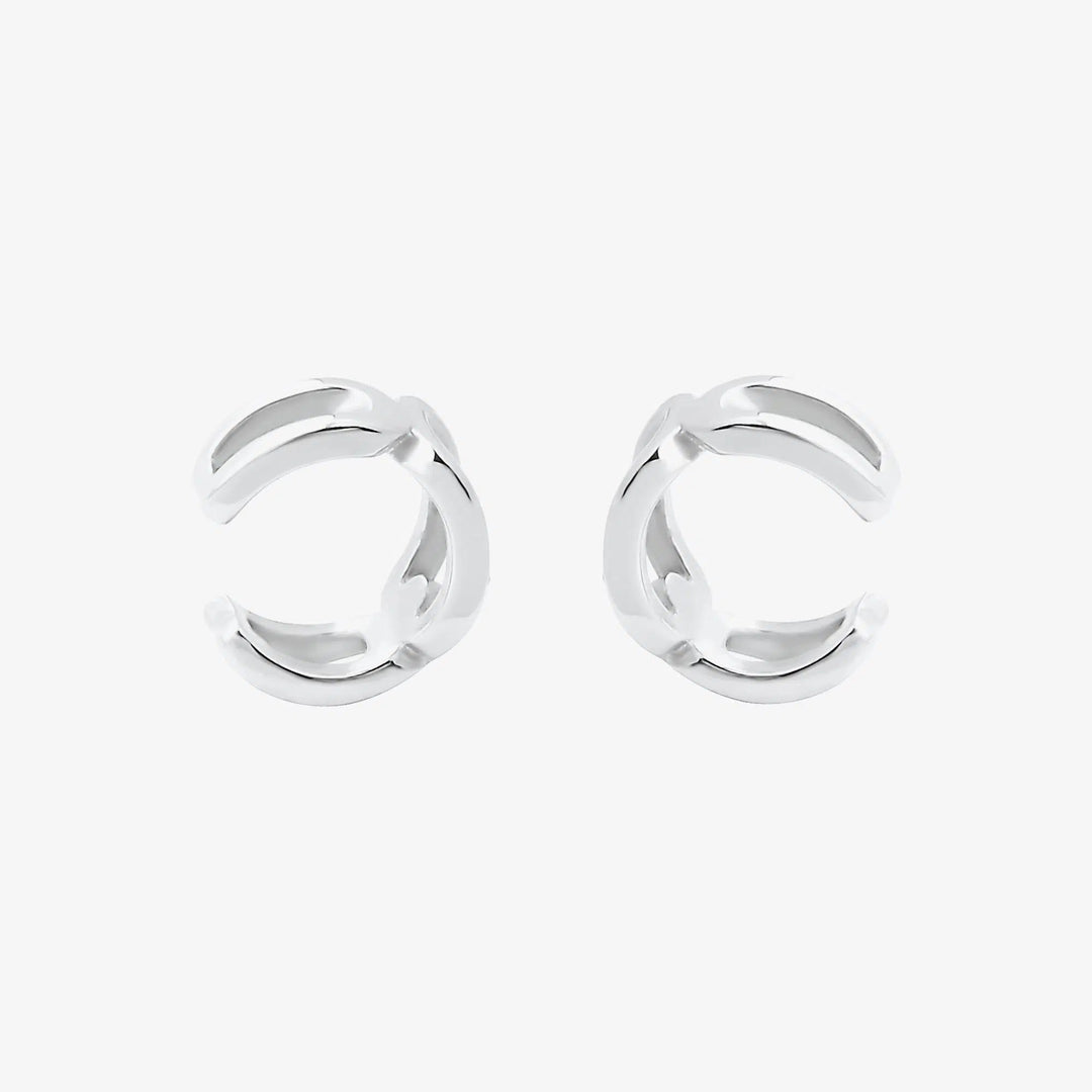 Double Hoop Ear Clips