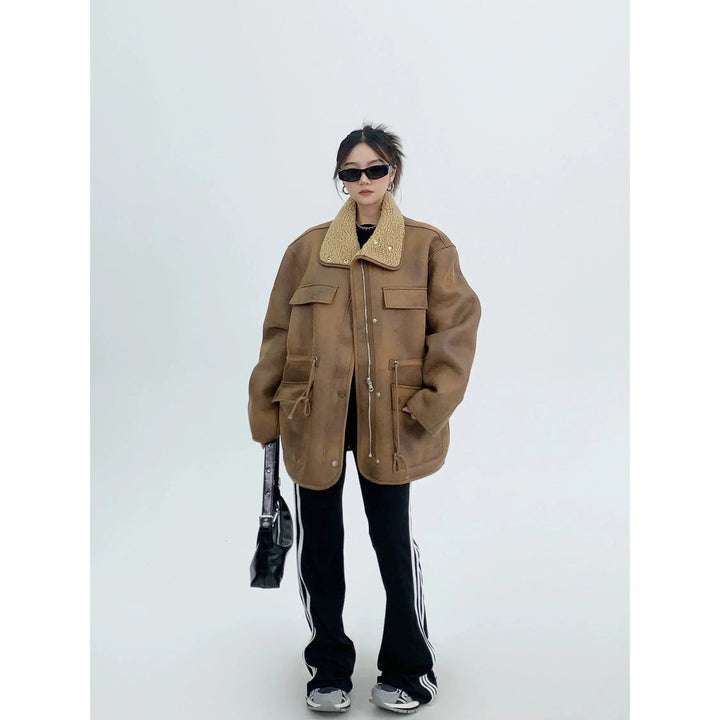 Double-sided Suede Lamb Wool Jacket