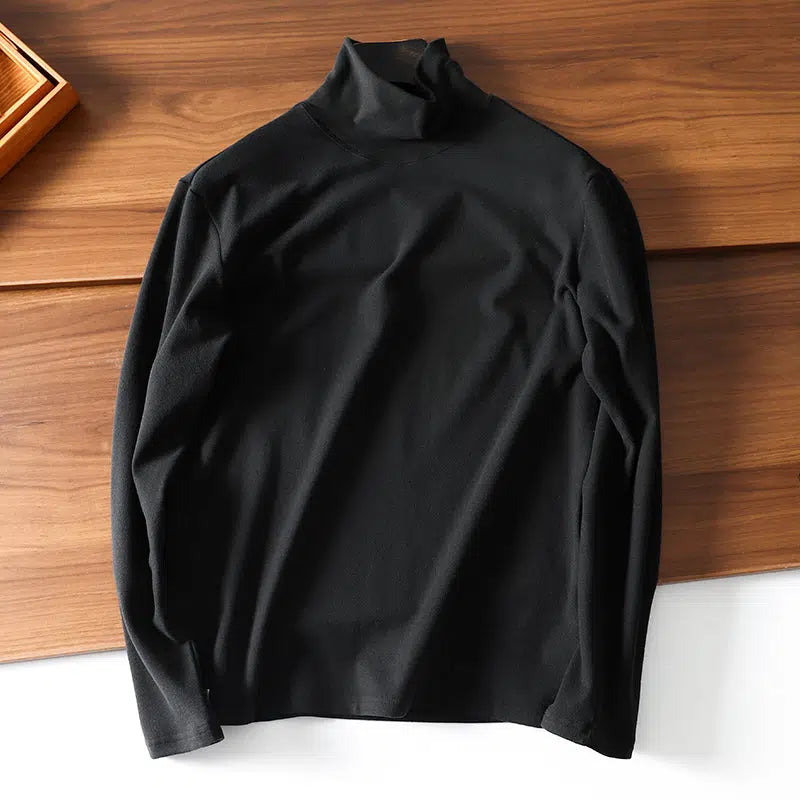 Double-sided Velvet Turtleneck Bottoming Shirt