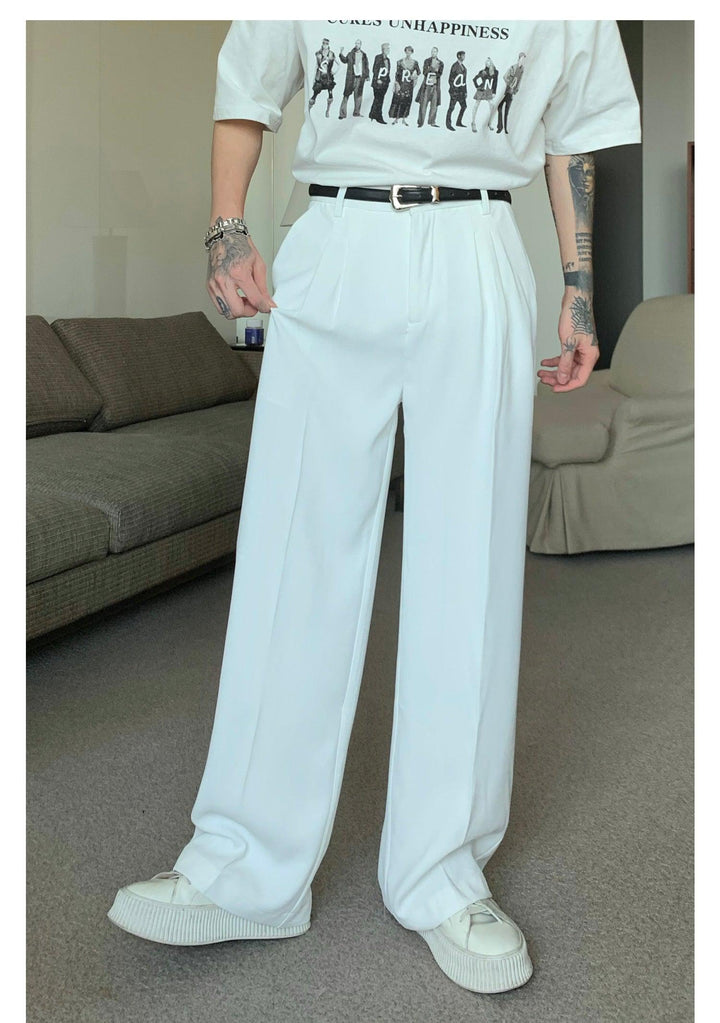 Drape Casual Suit Pants