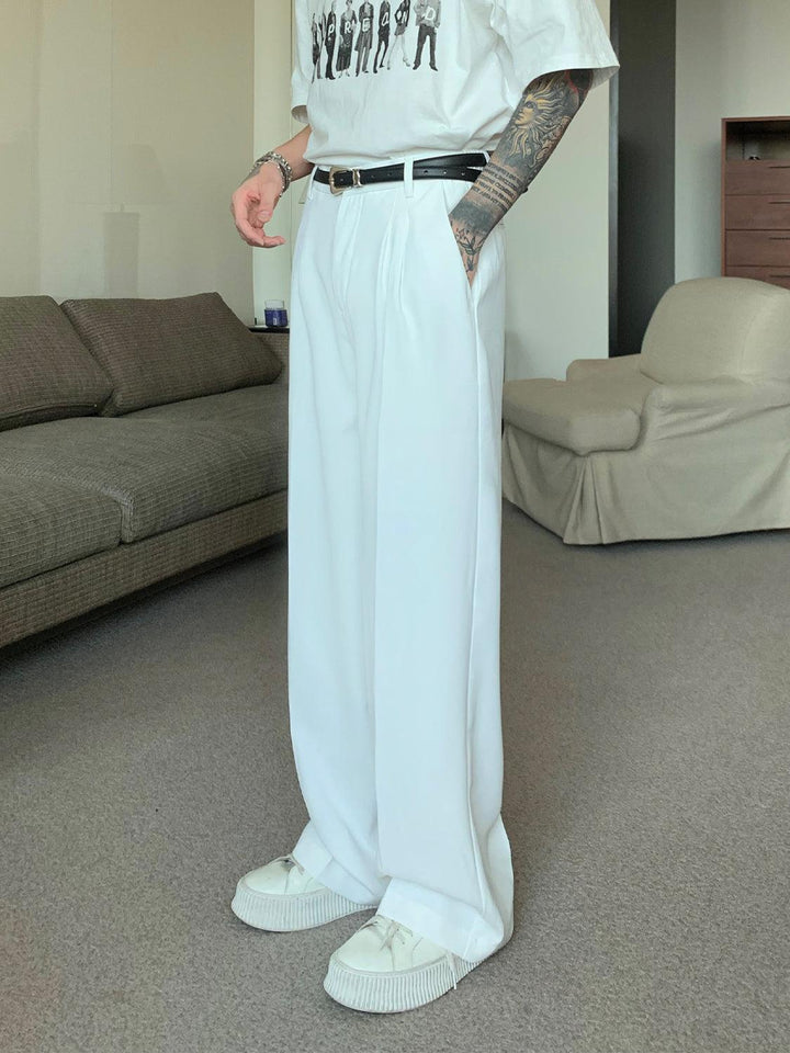 Drape Casual Suit Pants