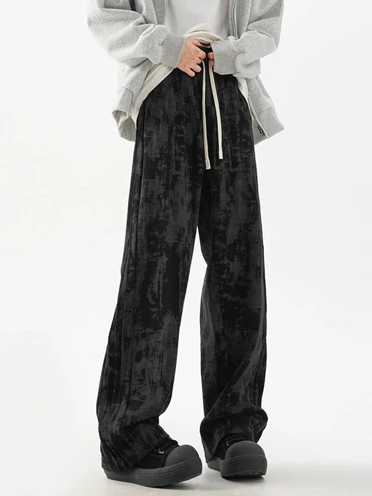 Drape Drawstring Casual Pants