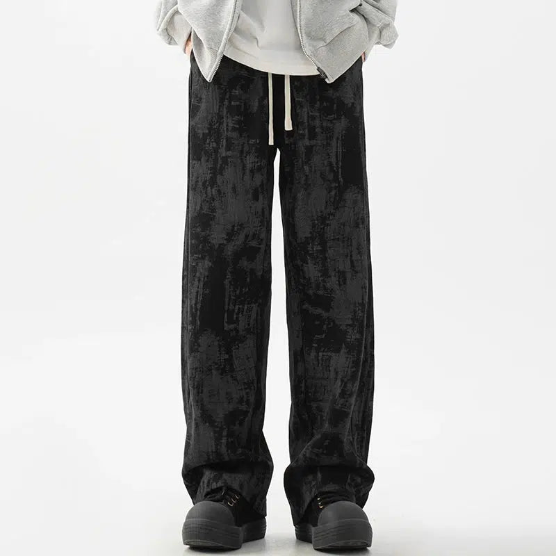 Drape Drawstring Casual Pants