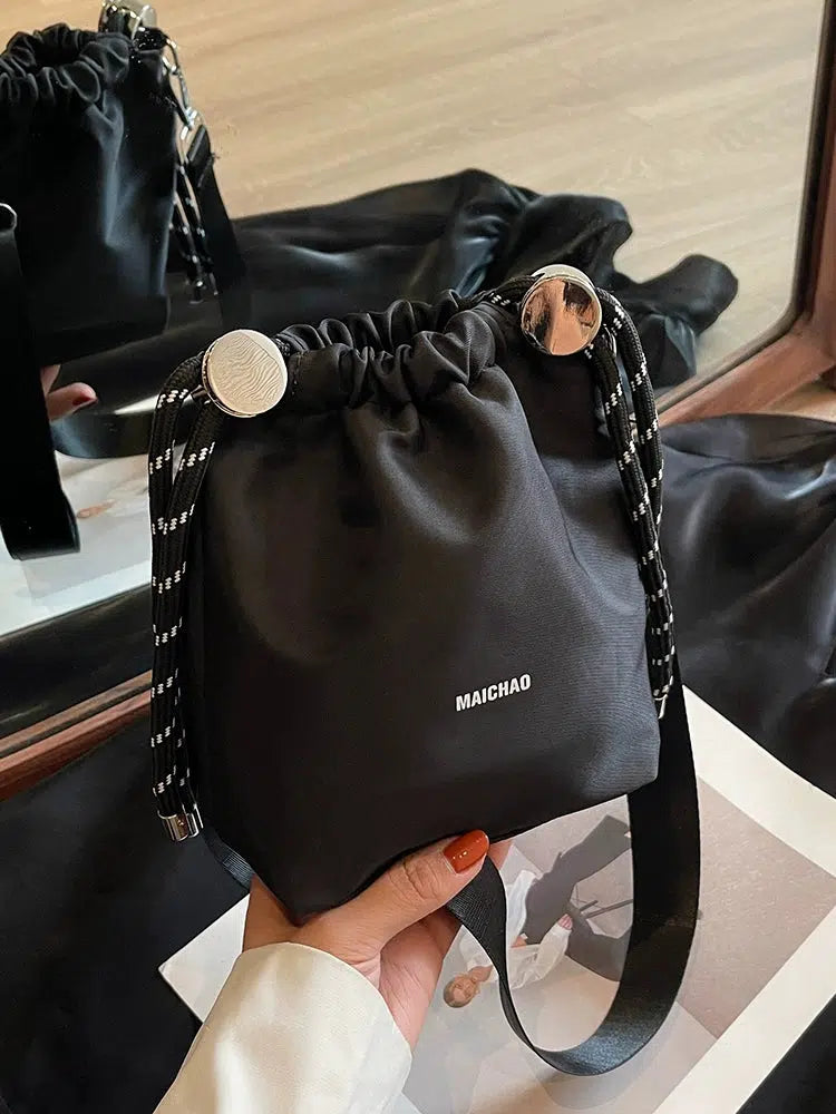 Drawstring Bucket Shaped Bag