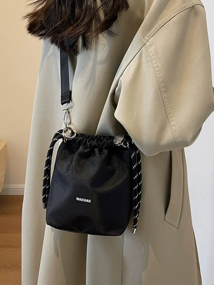 Drawstring Bucket Shaped Bag