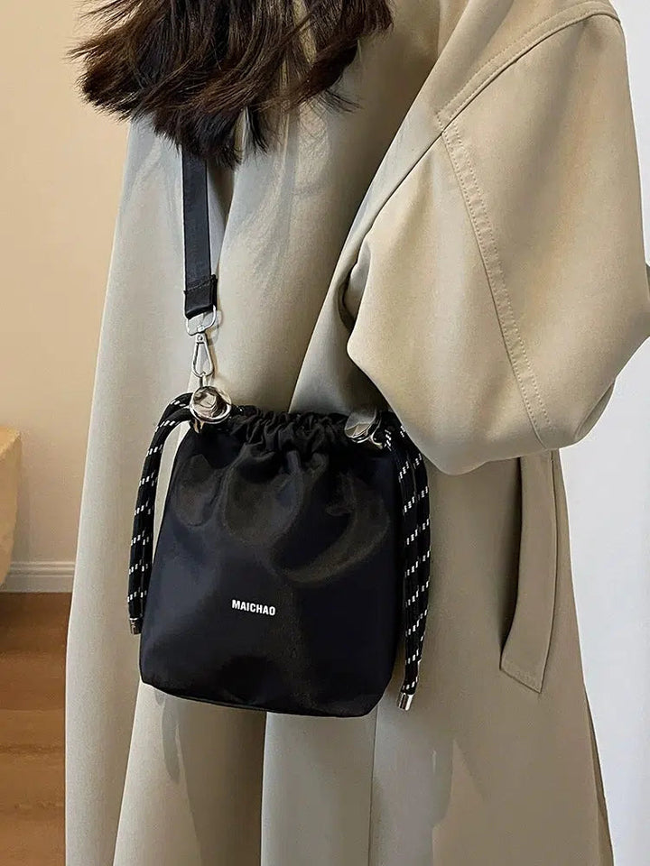 Drawstring Bucket Shaped Bag