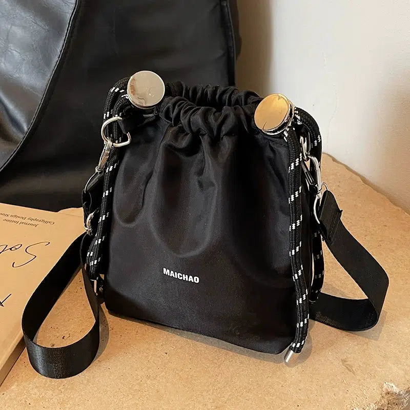 Drawstring Bucket Shaped Bag