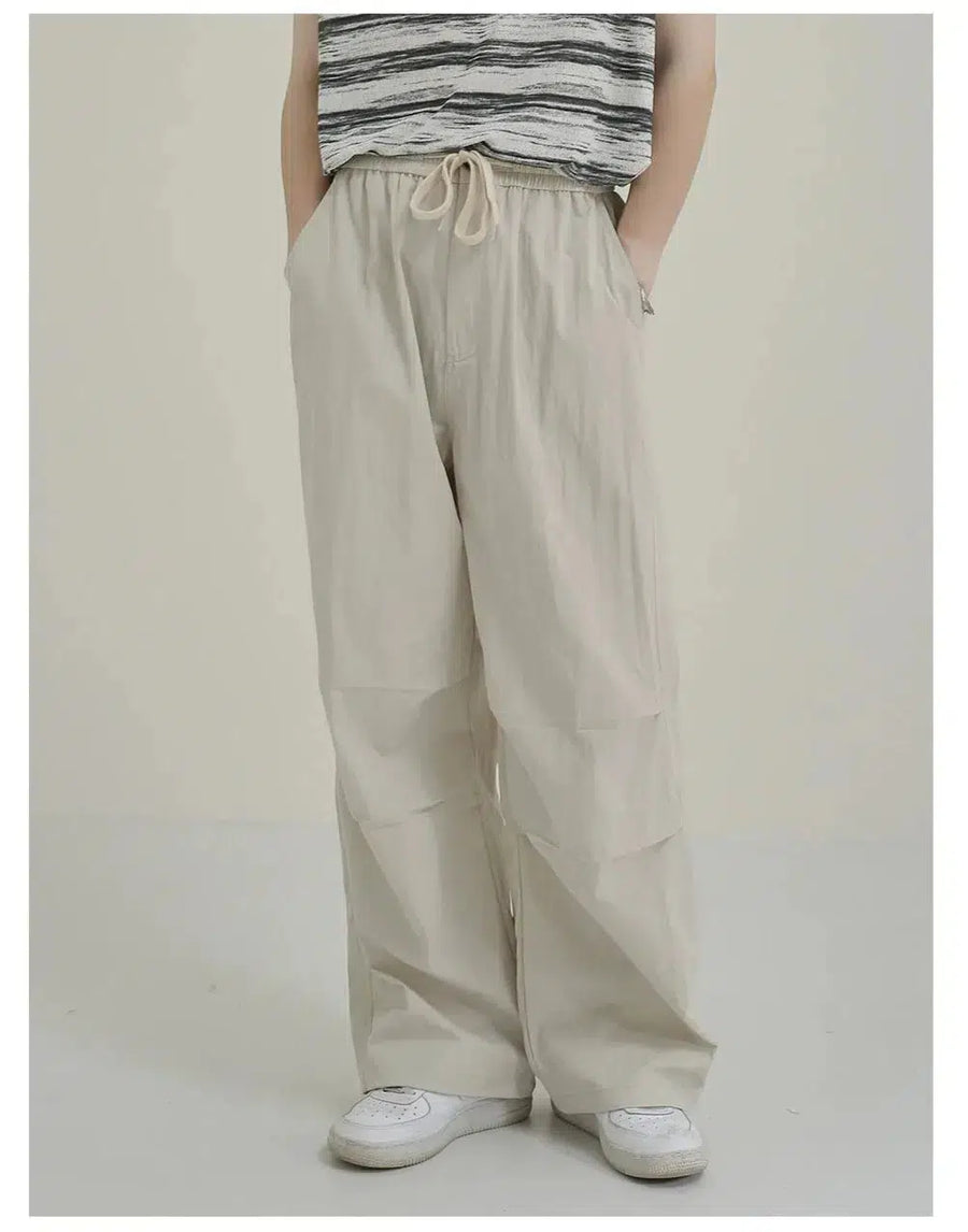 Drawstring Casual Pants