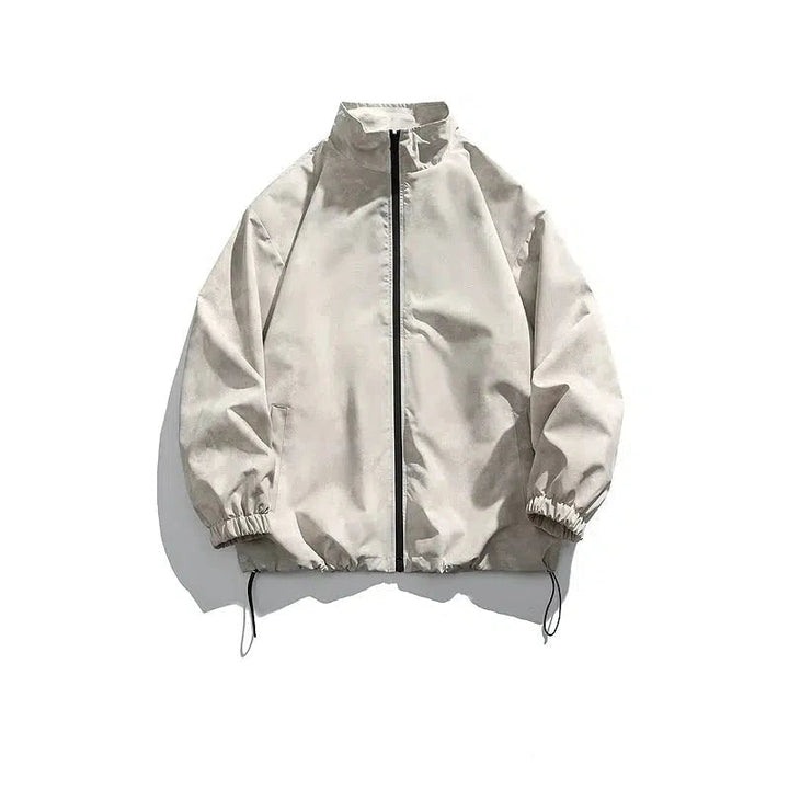 Drawstring Hem Lightweight Jacket