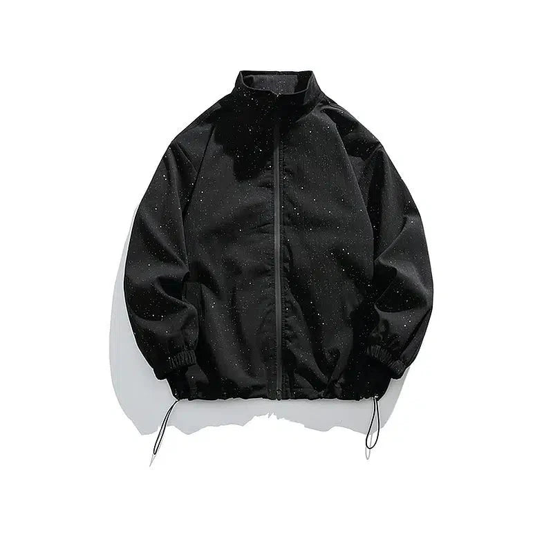 Drawstring Hem Lightweight Jacket