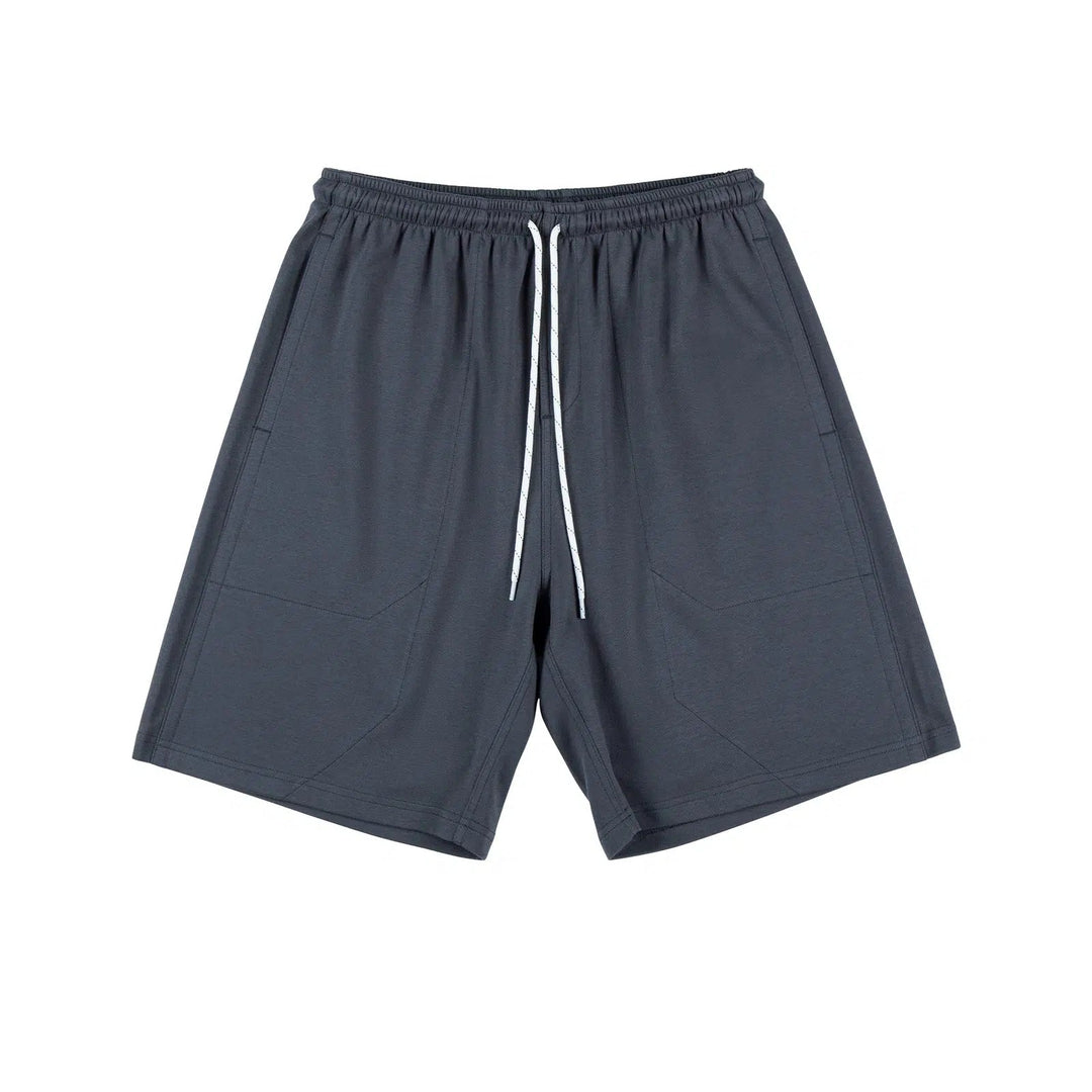 Drawstring Multi-pocket Shorts