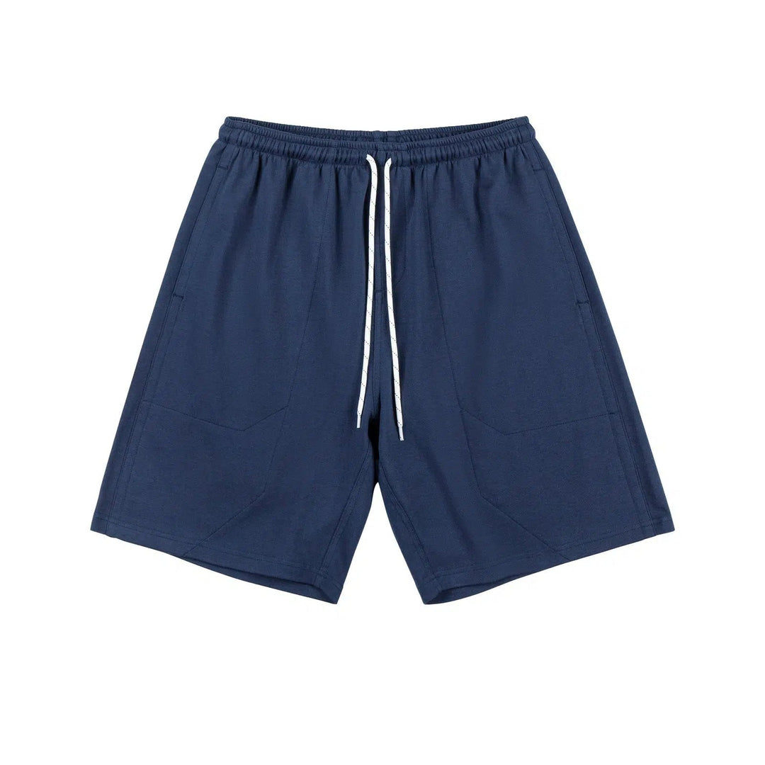 Drawstring Multi-pocket Shorts