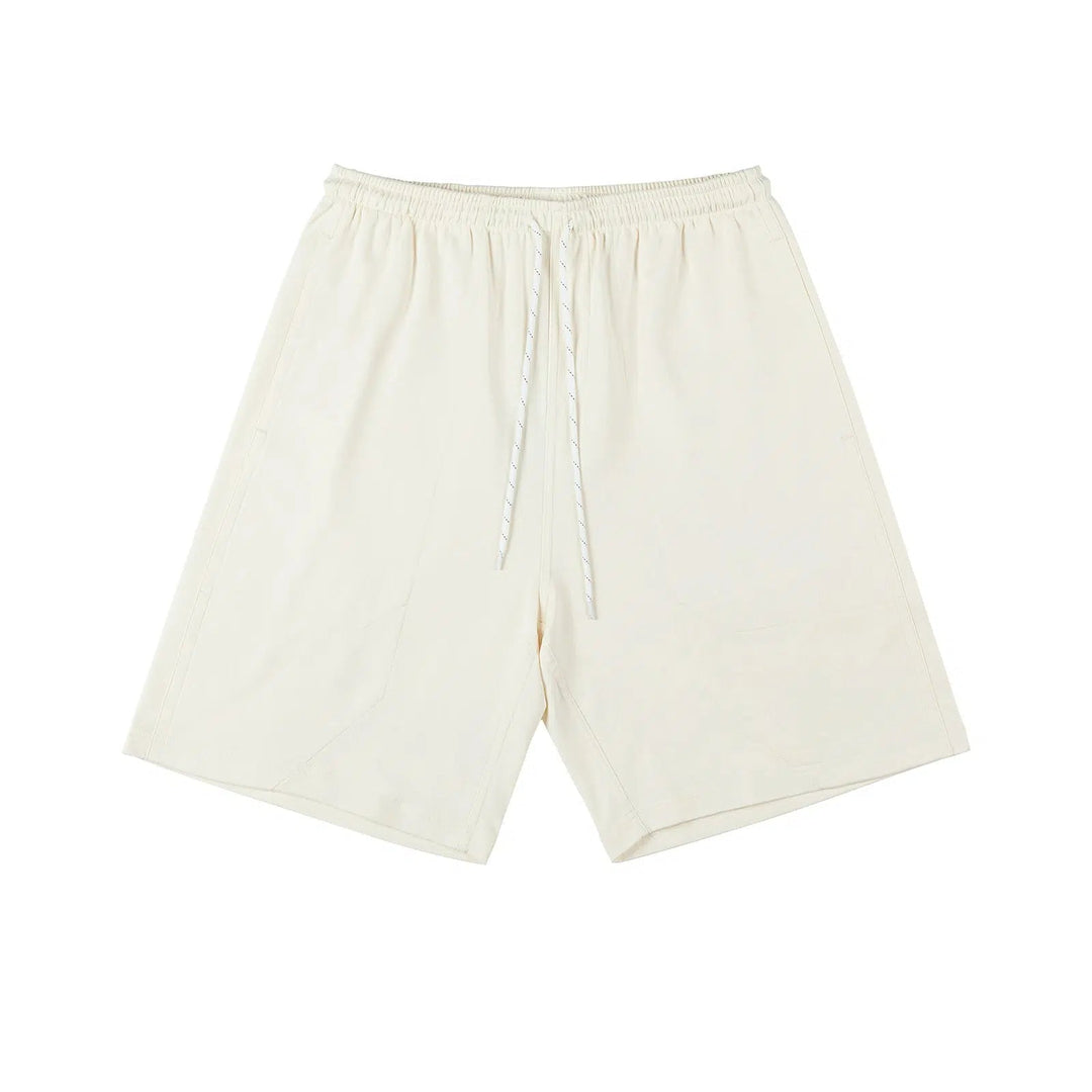 Drawstring Multi-pocket Shorts