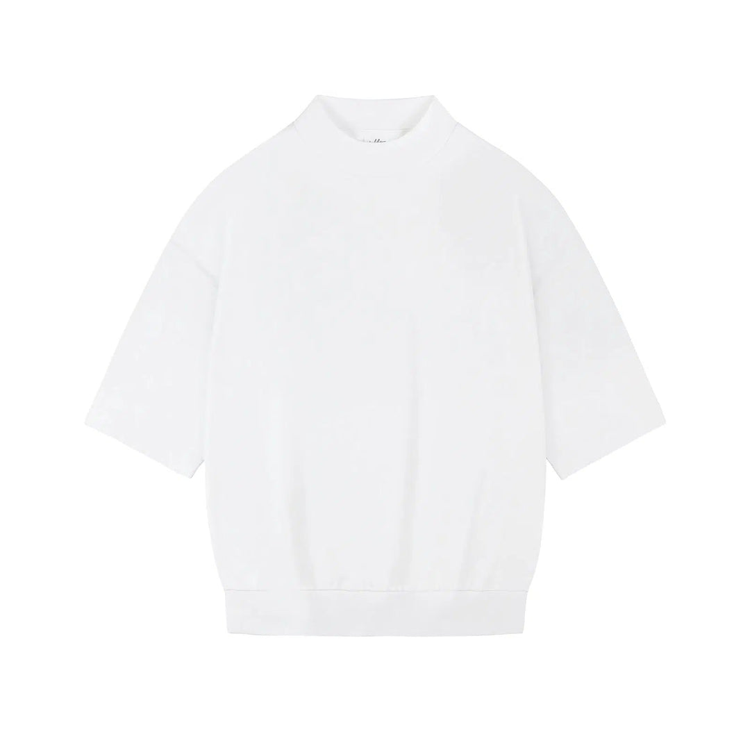 Drop Shoulder Half Turtleneck T-shirt