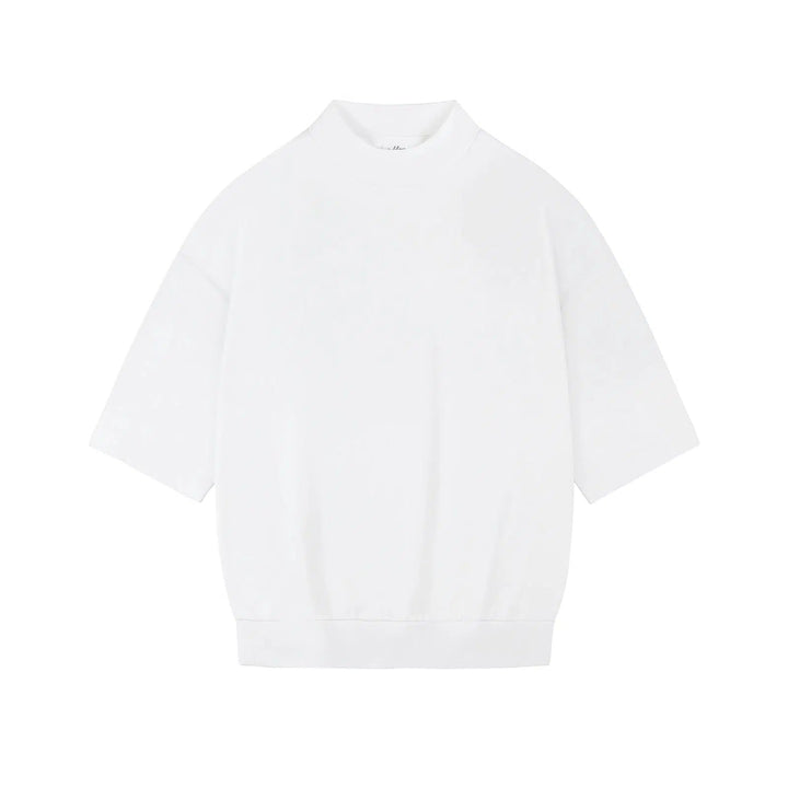 Drop Shoulder Half Turtleneck T-shirt