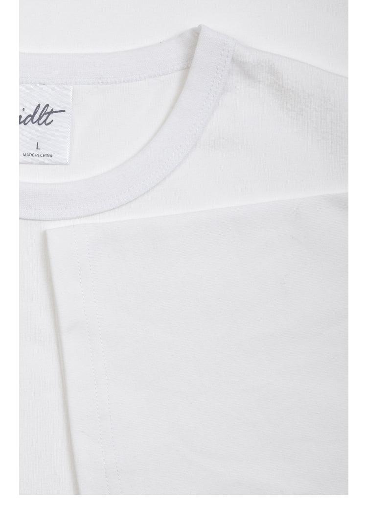 Drop Shoulder Round Neck T-shirt