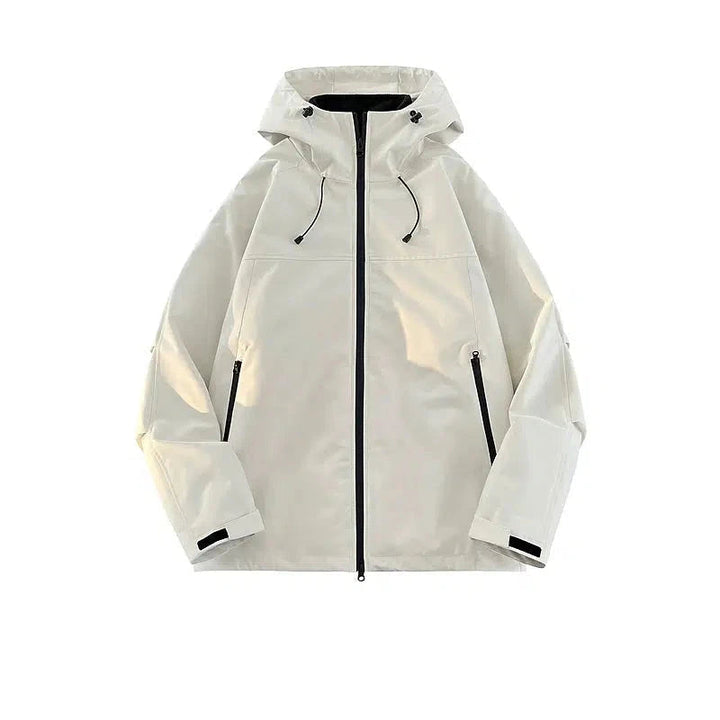 Dual-Layer Waterproof Fleece Lining Jacket