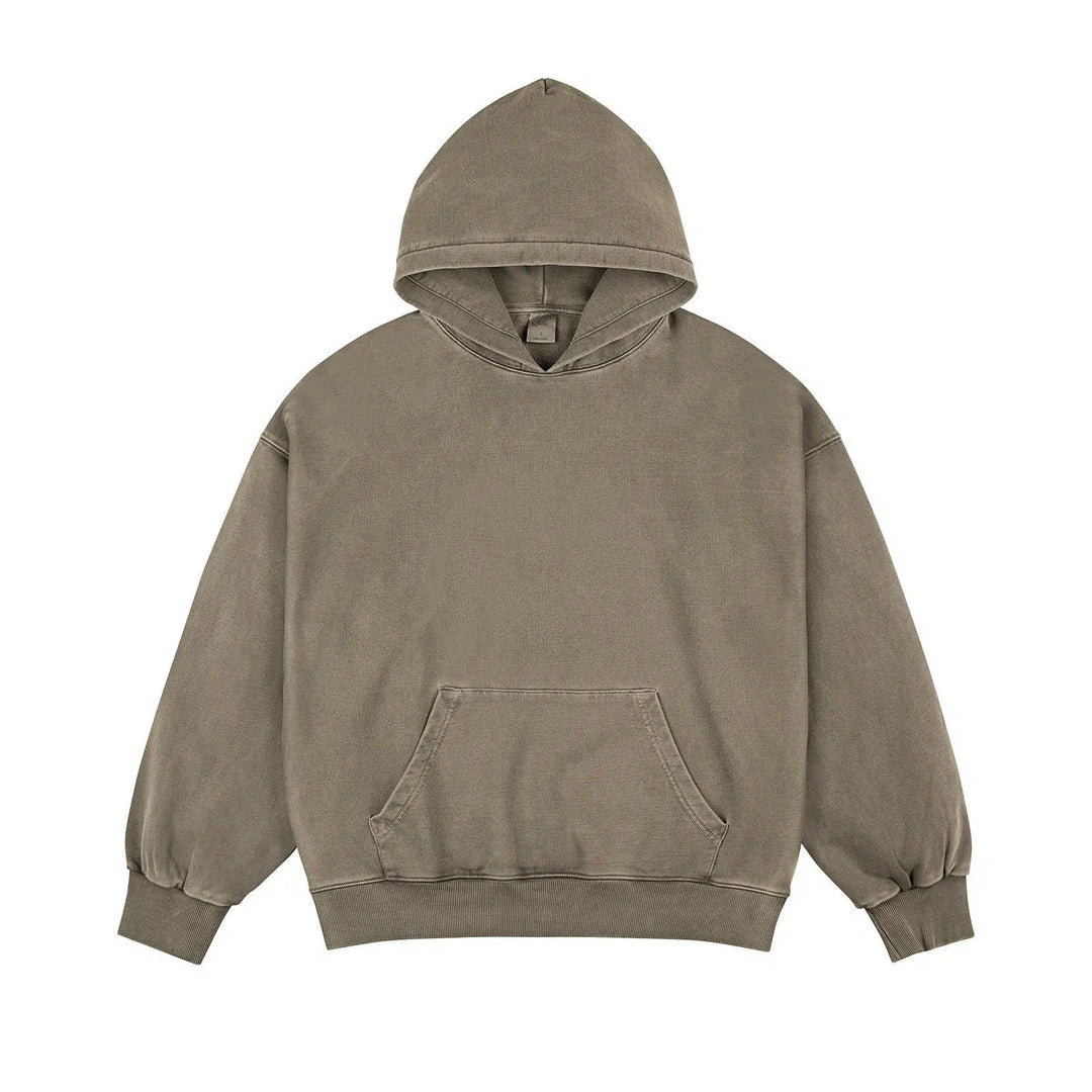 Dyed Color Washed Hoodie