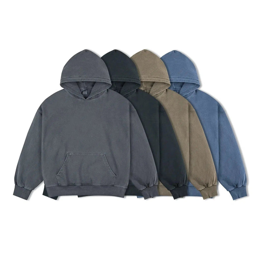 Dyed Color Washed Hoodie