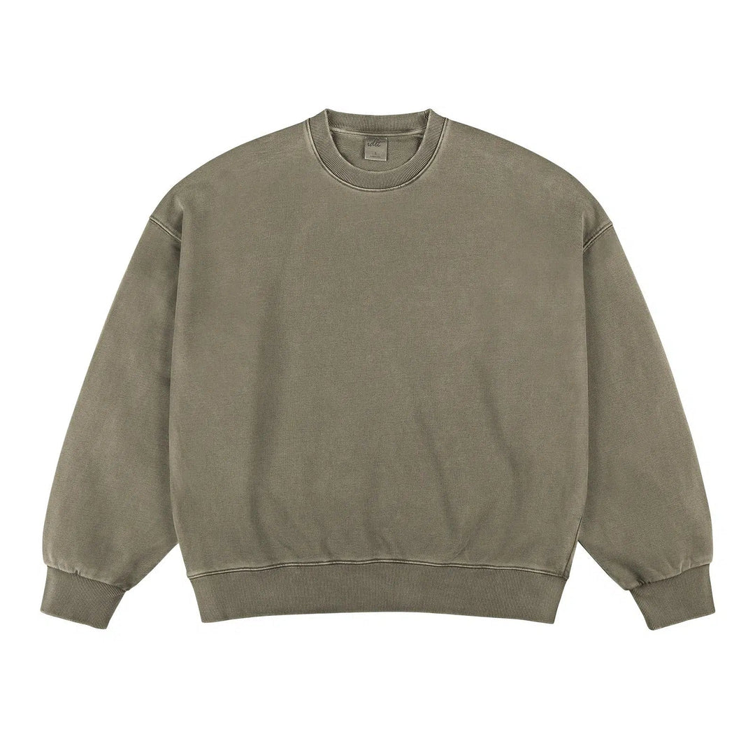 Dyed Color Washed Sweatshirt