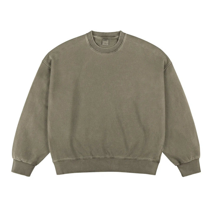 Dyed Color Washed Sweatshirt