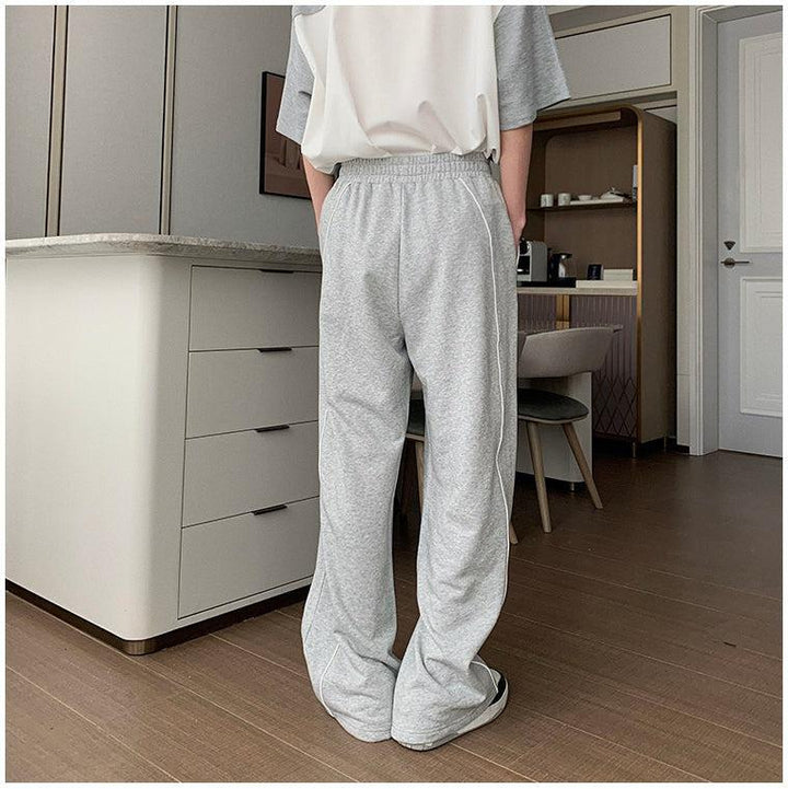 Elastic Waist Casual Pants