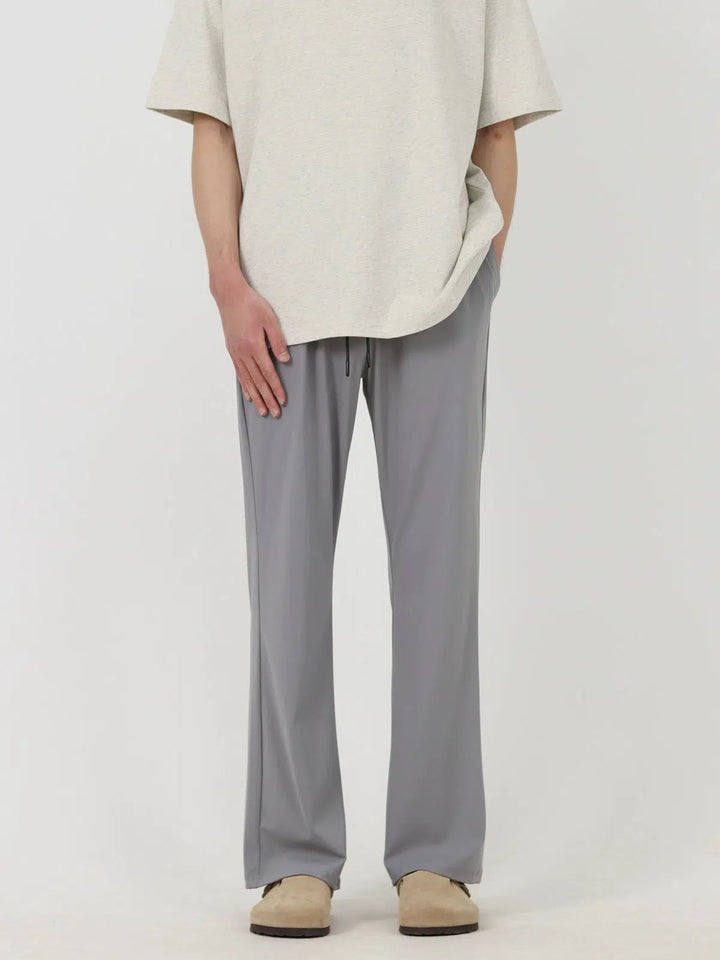 Elastic Waist Casual Pants