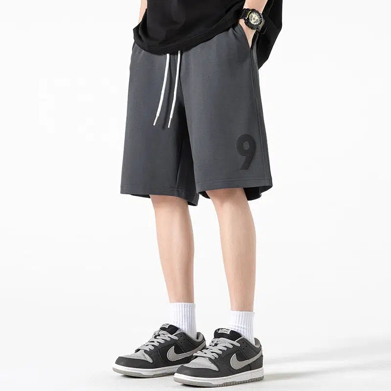 Elastic Waist Track Shorts