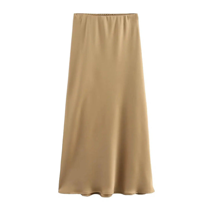 Elegant A-Line Midi Skirts