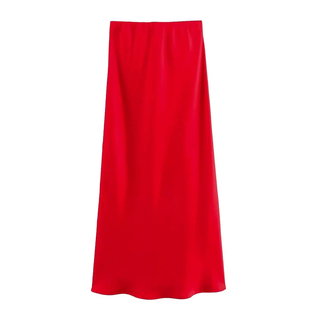 Elegant A-Line Midi Skirts