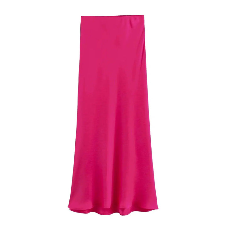 Elegant A-Line Midi Skirts