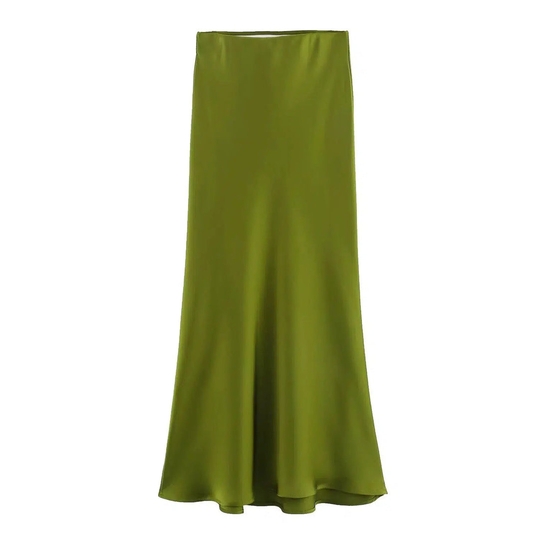 Elegant A-Line Midi Skirts