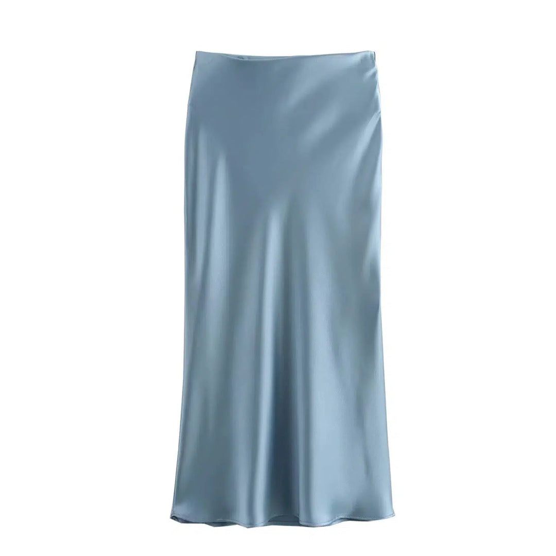 Elegant A-Line Midi Skirts