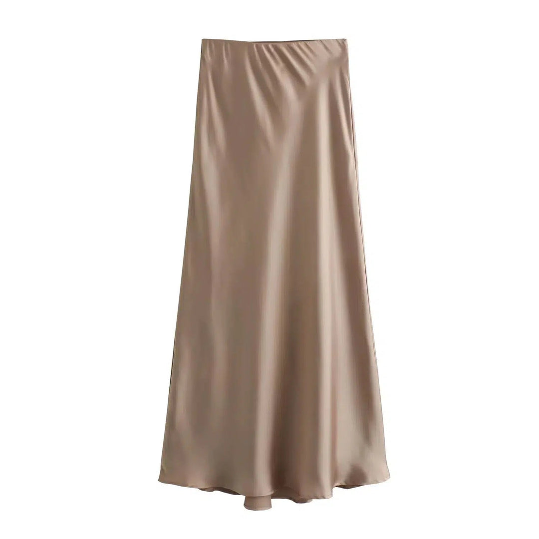 Elegant A-Line Midi Skirts