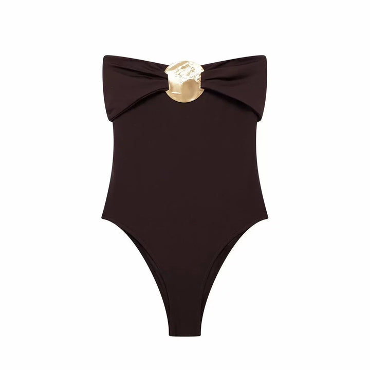 Elegant Bow Accent Bodysuit