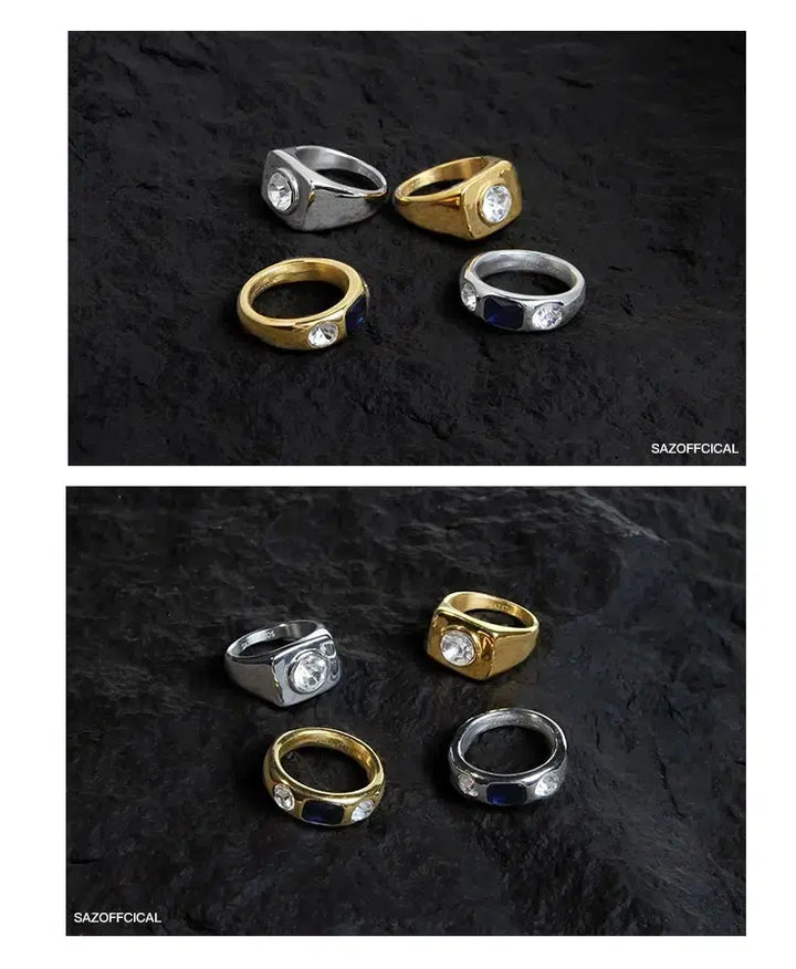 Elegant Gemstone Statement Rings