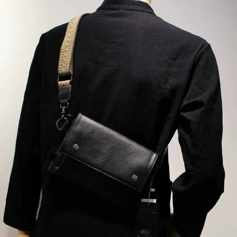 Elegant Leather Crossbody Purse