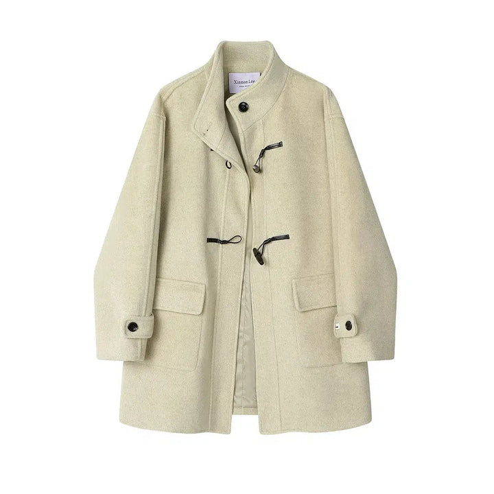 Toggle Closures Elegant Wool Coat