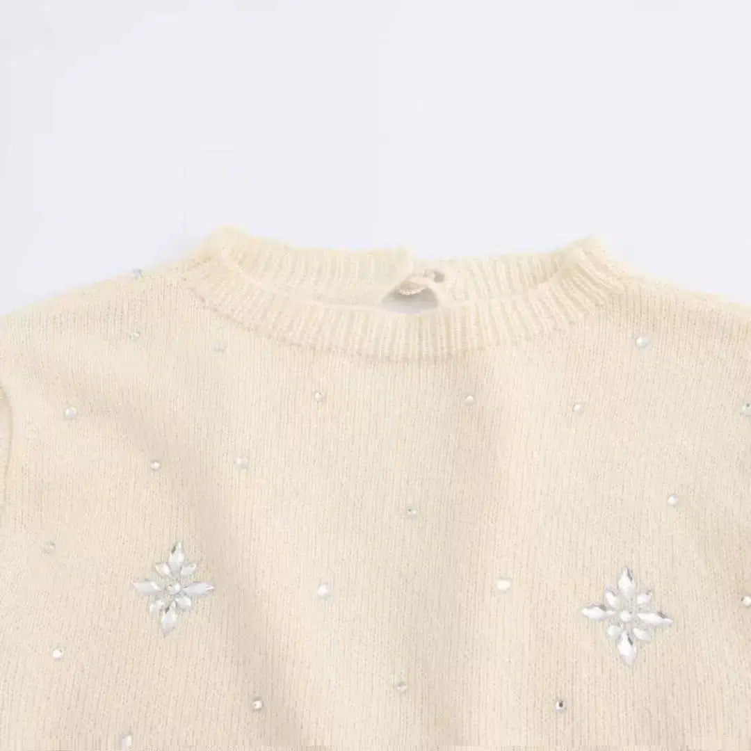 Embroidered Knit Sweater