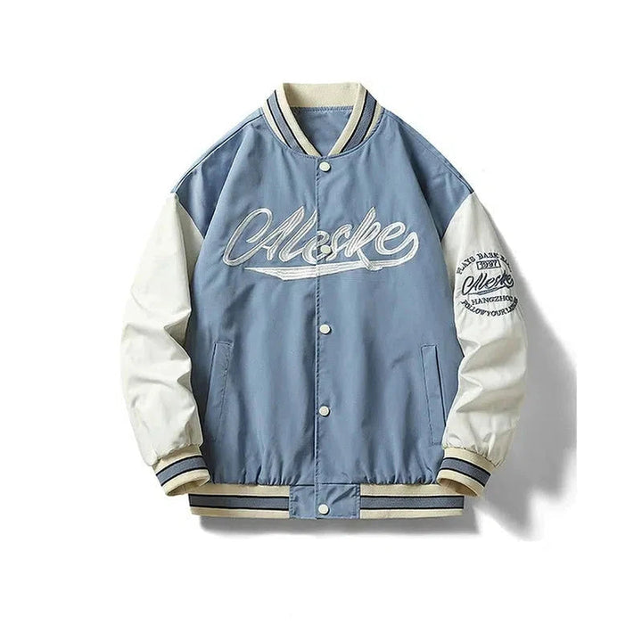 Embroidered Varsity Baseball Jacket