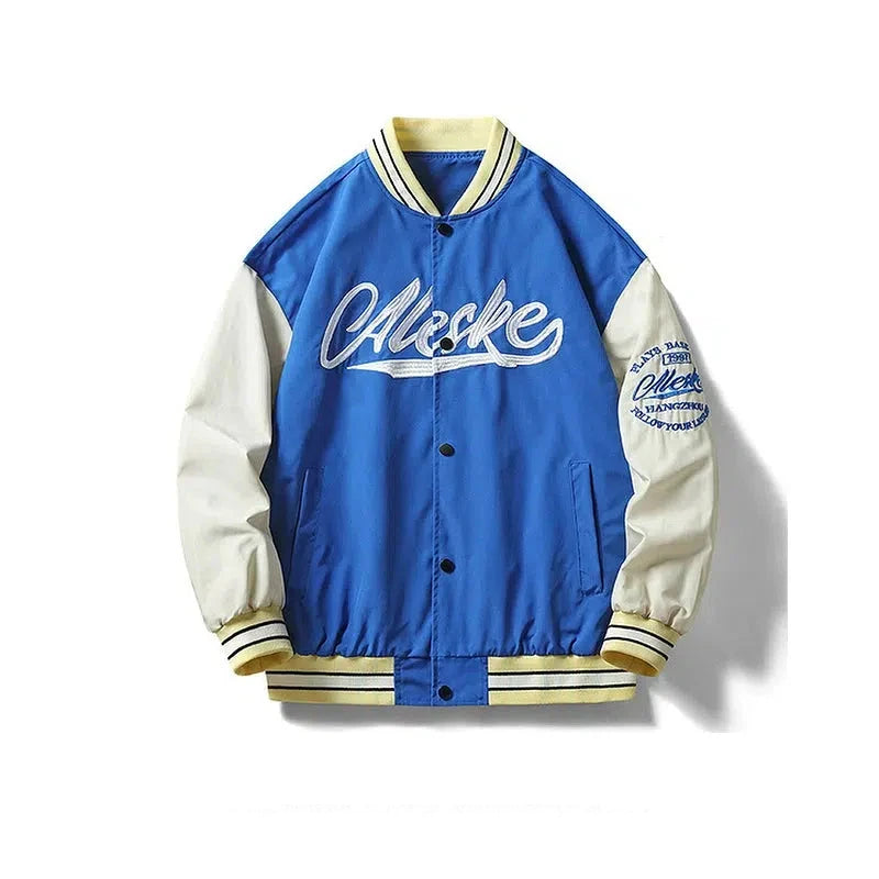 Embroidered Varsity Baseball Jacket