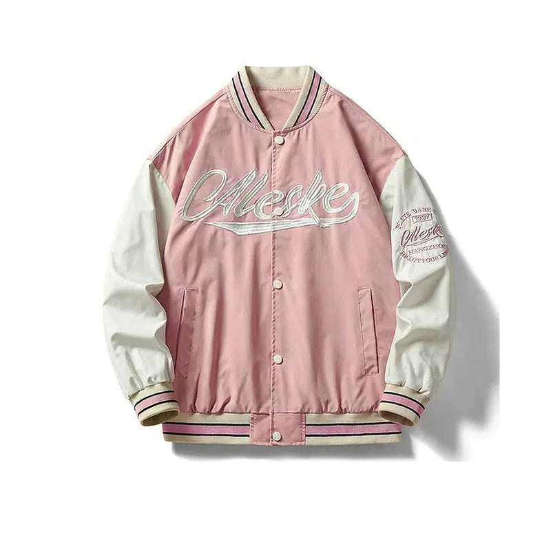 Embroidered Varsity Baseball Jacket