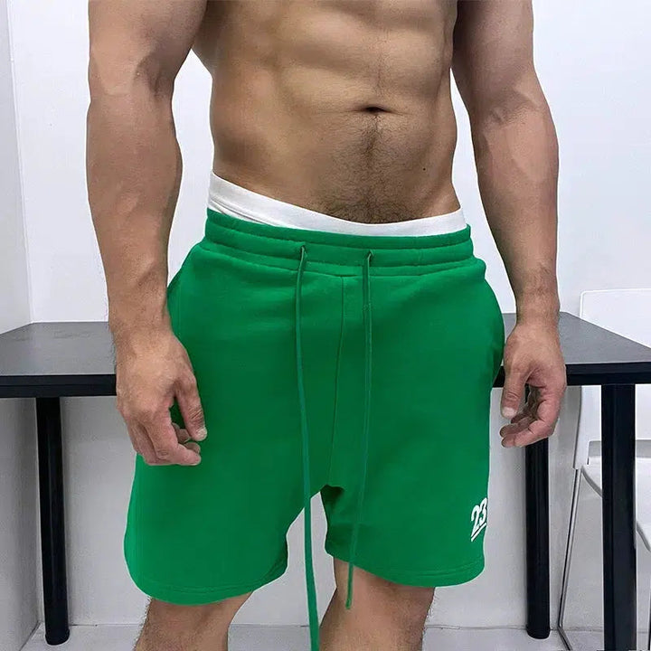 Embroidery Athletic Shorts