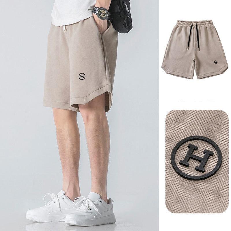 Embroidery Breathable Track Shorts